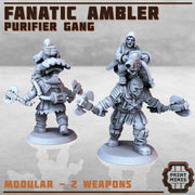 Fanatic Ampler, Purifier Gang - Print Minis | Sci Fi | Light Infantry | 28mm Heroic | Wastland | Apocalypse | Imperial | Cultist