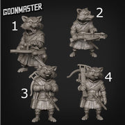 Crossbow Racoon - Goonmaster | Rogueish Racoons Miniature | Wargaming | Roleplaying Games | 32mm | Archer | Rogue | Bandit | Mercenary