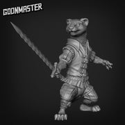 Weasel Witchhunter - Goonmaster | Miniature | Wargaming | Roleplaying Games | 32mm | Assassin | Kenku | Rogue | Undead