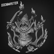 Necrowmancer - Goonmaster | Miniature | Wargaming | Roleplaying Games | 32mm | Warlock| Kenku | Necromancer | Crow