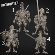 Chicken Knight - Goonmaster | Miniature | Wargaming | Roleplaying Games | 32mm | Rooster | Man at Arms | Sword