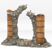 Skeletons Portal With Its Spirit Effect - Print Your Monsters, Fantastic Portals | 32mm | Crypt | Tomb | Ossuary