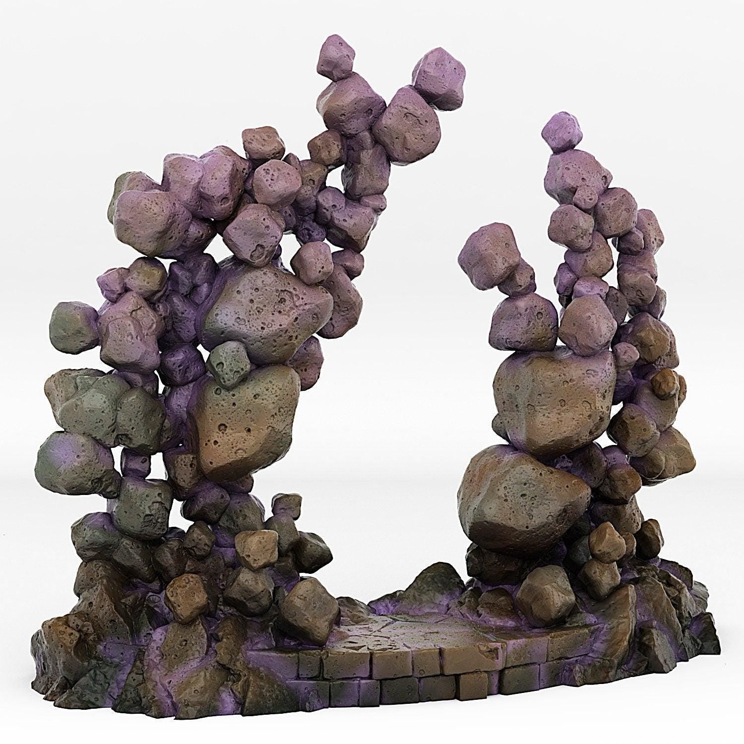 Gravity Portal - Print Your Monsters, Fantastic Portals | 32mm | Stone | Floating Boulder