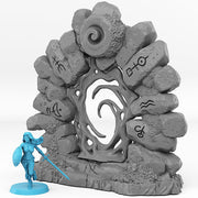 Druid Portal With Its Magic Effect - Print Your Monsters, Fantastic Portals | 32mm | Stone Circle | Teleporter