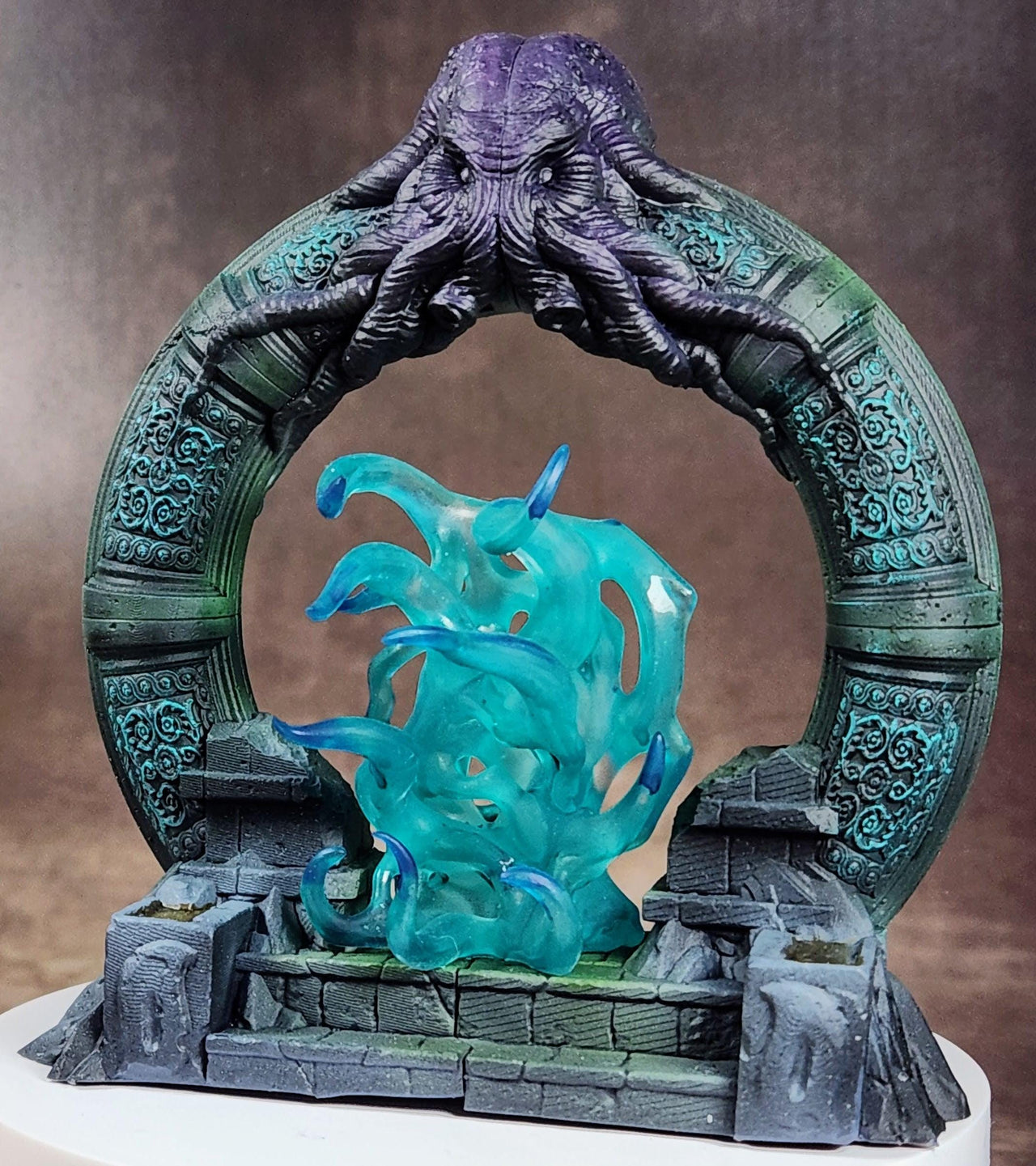 Cthulhu&#39;s Portal With Its Tentacle Effect - Print Your Monsters, Fantastic Portals | 28mm and 32mm | Wargaming | DnD | Tabletop Roleplaying