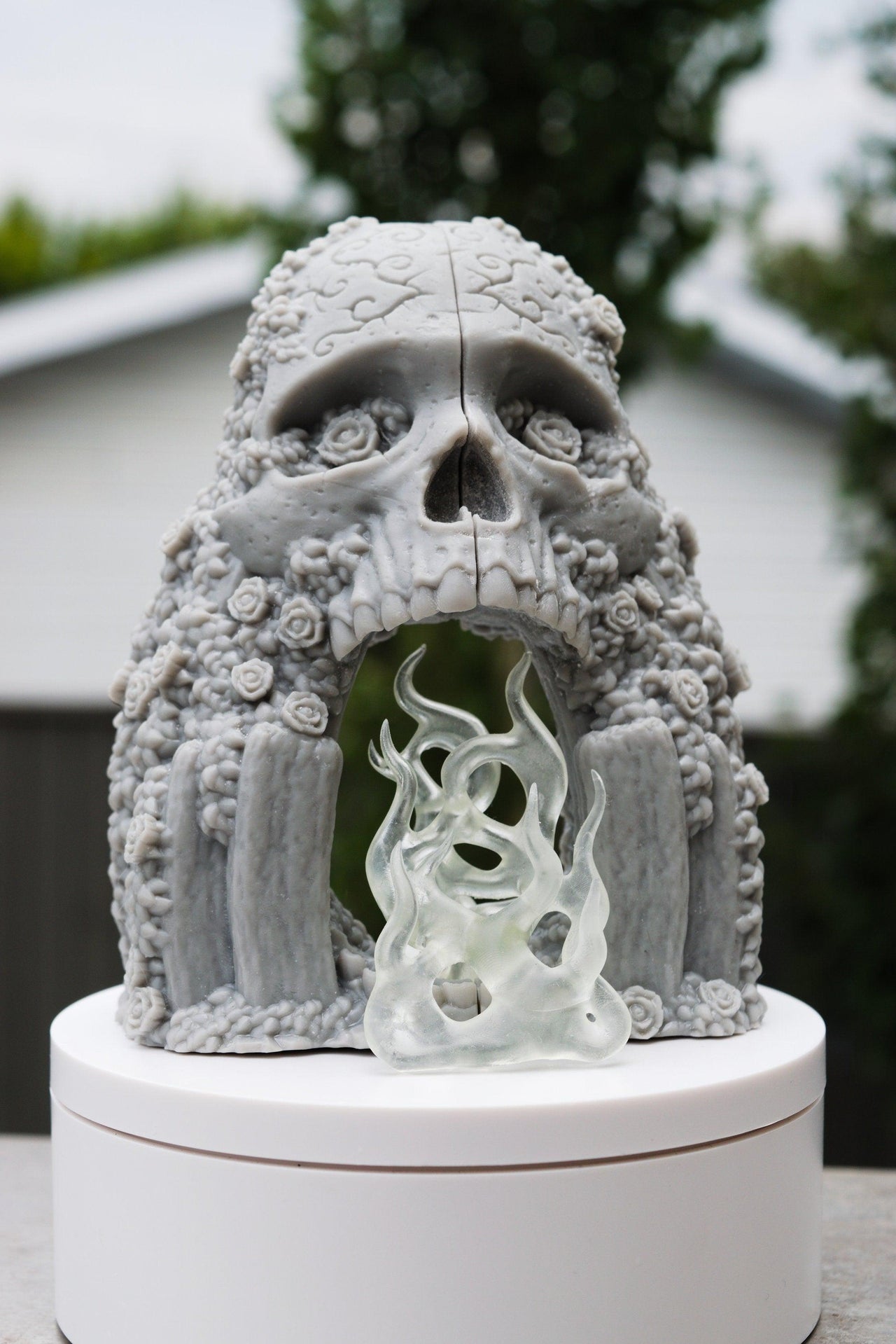 Cadavera Portal and Effect - Print Your Monsters, Fantastic Portals | 32mm | Ancient | Day of the Dead | Transparent | Skull