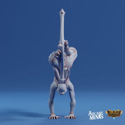 Warrel Acrobat - Arcane Minis | 32mm | Cirque du Sordane | Performer | Circus | Rogue | Rabbit Folk