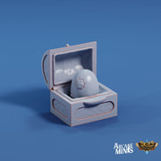 Mimic Egg Chest - Arcane Minis | 32mm | Cirque du Sordane | Circus | Trap | flamehawk
