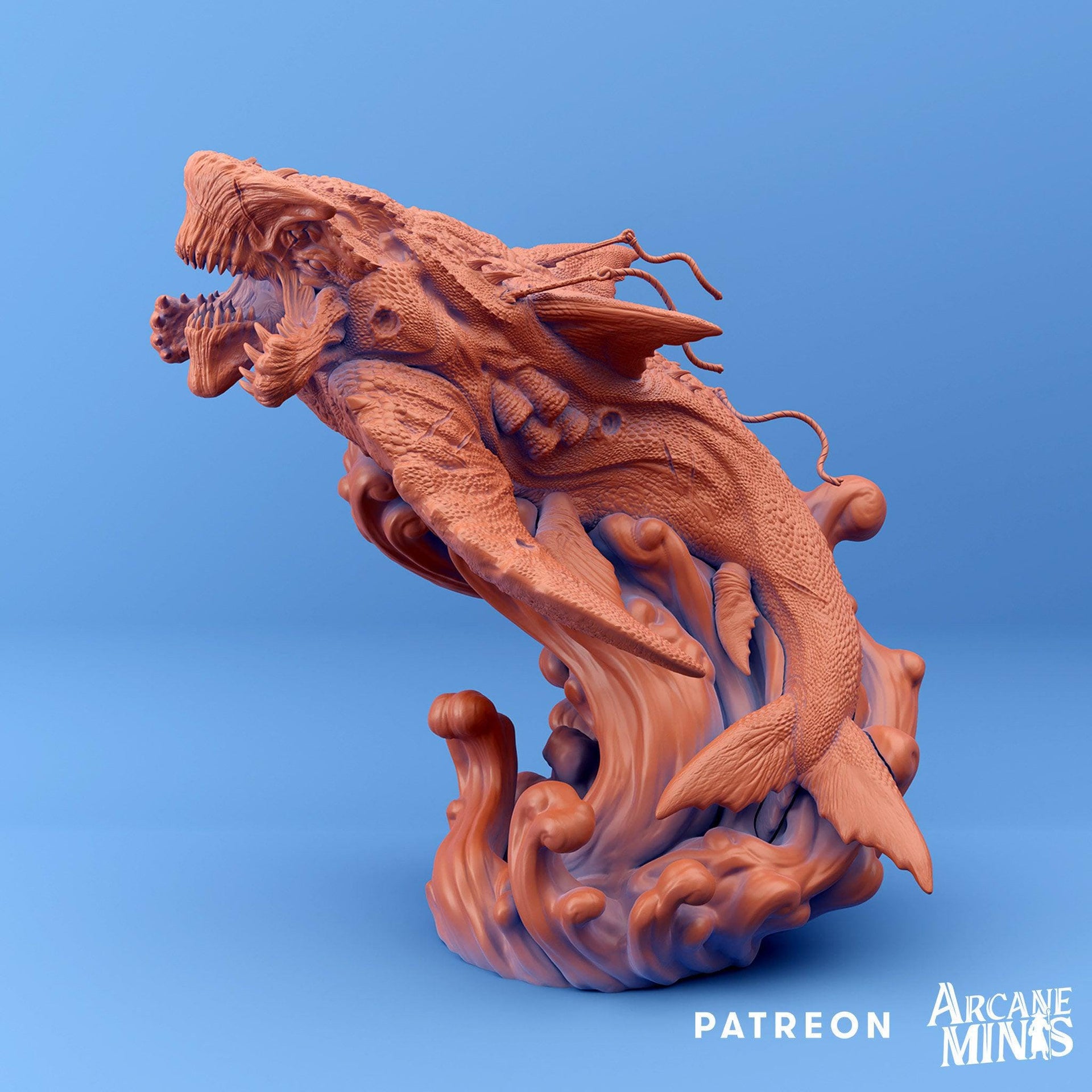 Wild Argolodon, Sky Shark - Arcane Minis | 32mm | Tourist Terror | Alien | Giant | Colossal | Flying
