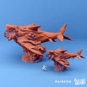 Wild Argolodon, Sky Shark - Arcane Minis | 32mm | Tourist Terror | Alien | Giant | Colossal | Flying