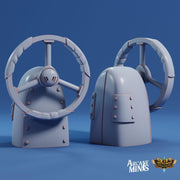 Airship Helms - Arcane Minis | 32mm | Junkers Plight | Steering Wheel | Ship | Captain | Pirate | Sailing