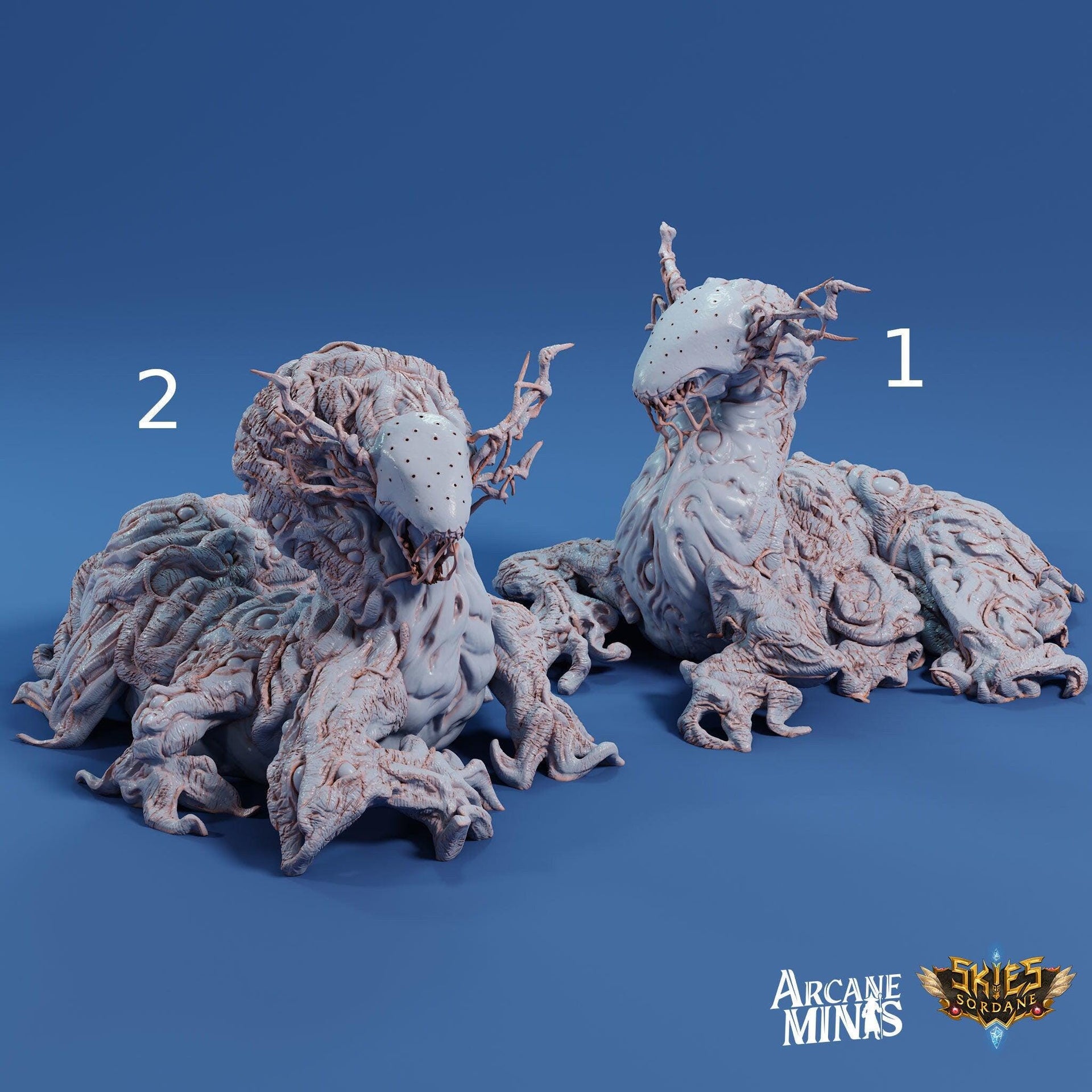 Xerebryth, Alient Plant Demon - Arcane Minis | 32mm | Junkers Plight | Chaos | Root| Tentacle | Spawn