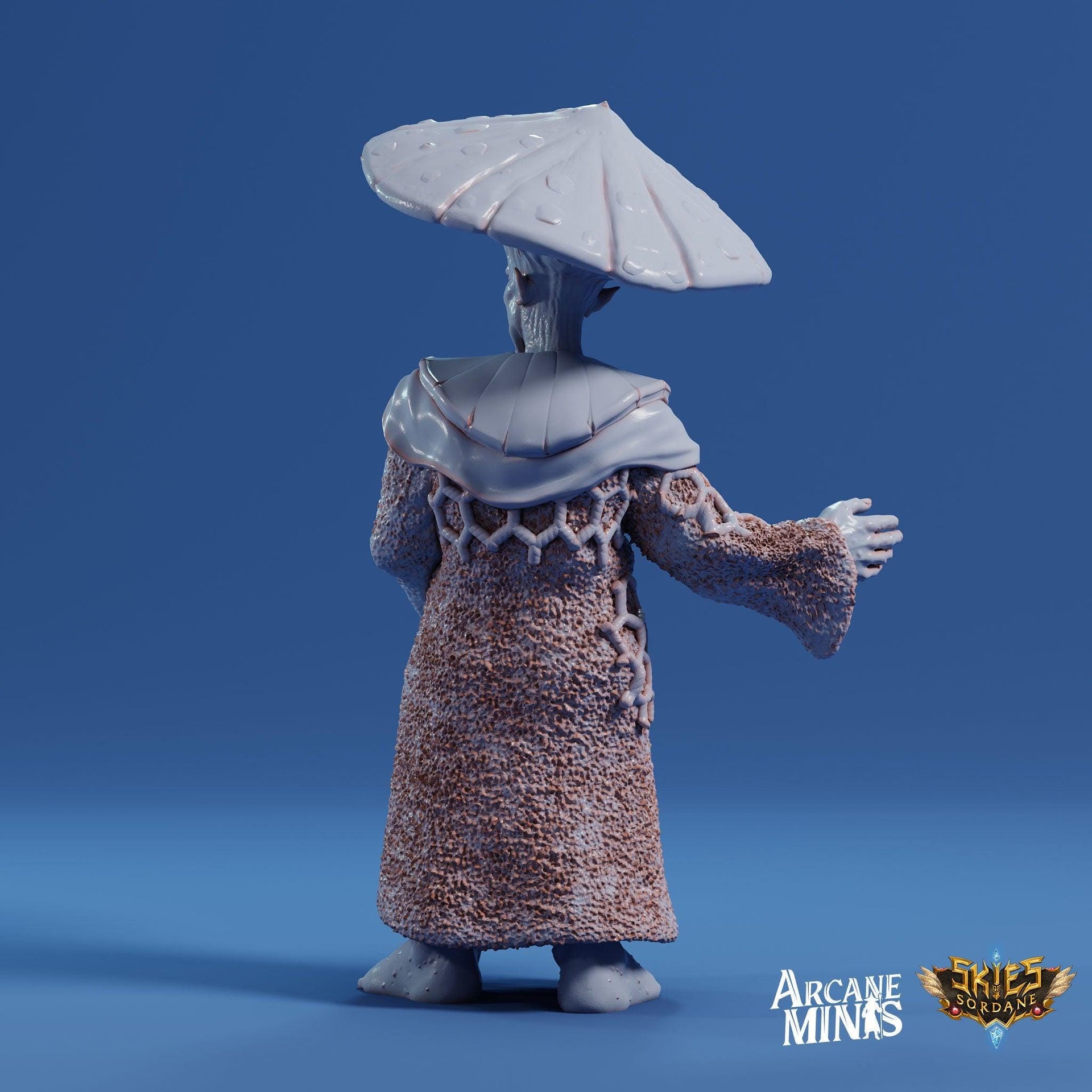 Fungarii Noble- Arcane Minis | 32mm | Junkers Plight | Alien | Mushroom | Fungus | Mold | King