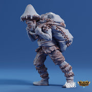 Fungarii Villager 1- Arcane Minis | 32mm | Junkers Plight | Alien | Mushroom | Fungus | Mold | Townsfolk