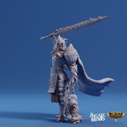 Dread Knight - Arcane Minis | 32mm | Undead Crew | Fighter | Champion | Skeleton | King | Captain