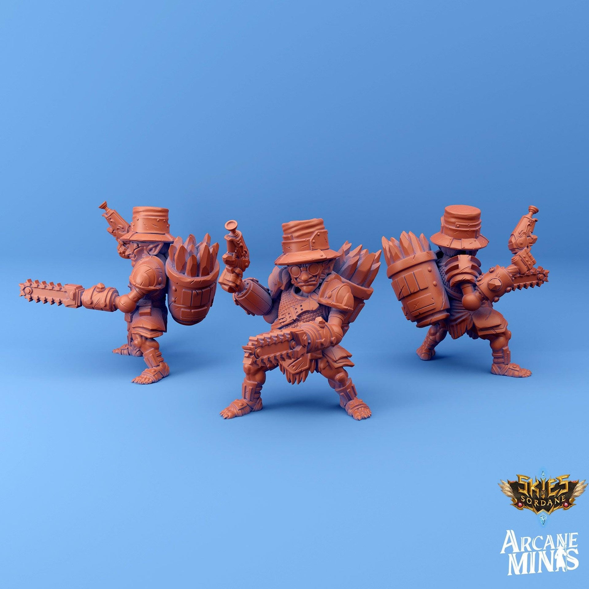 Goblin Rogue - Arcane Minis | 32mm | Scrapper Pirate | Soldier | Bandit | Mercenary | Artificer | Engineer