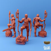 Human Artificer- Arcane Minis | 32mm | Scrapper Pirate | Soldier | Bandit | Mercenary | Inventor | Engineer