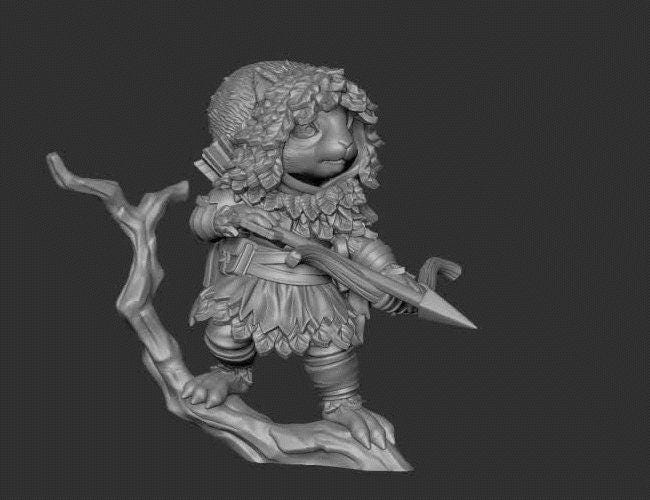 Squirrel Tracker - Goonmaster | Miniature | Wargaming | Roleplaying Games | 32mm | Rogue | Archer | Ranger | Scout