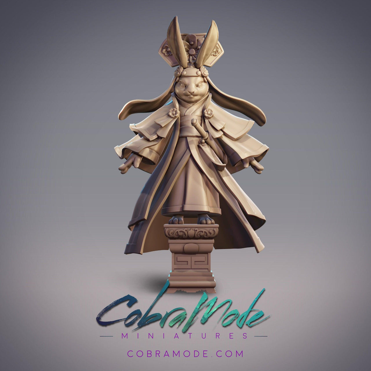 Guanghan Princess Wild Swan, Rabbit Empress - CobraMode | Miniature | Wargaming | Roleplaying Games | 32mm | Throne