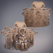 Guanghan Empress Moon Shadow, Rabbit Queen- CobraMode | Miniature | Wargaming | Roleplaying Games | 32mm | Throne