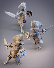 YuanYang Guard Silver Rush, Mandarin Duck Knight - CobraMode | Miniature | Wargaming | Roleplaying Games | 32mm | 54mm