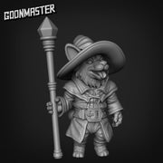 Corgi Mage- Goonmaster | Miniature | Wargaming | Roleplaying Games | 32mm | Collective | Wizard | Sorcerer