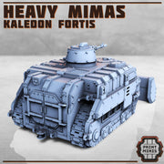Mimas Heavy Tank, Troop Carrier - Print Minis | Sci Fi | Tank | Crawler | Kaledon Fortis | Imperial