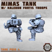 Mimas Heavy Tank, Troop Carrier - Print Minis | Sci Fi | Tank | Crawler | Kaledon Fortis | Imperial