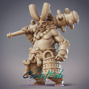 Daitengu Outlaw Zenkibo, Ogre Bandit - CobraMode | Miniature | Wargaming | Roleplaying Games | 32mm | Demon | Samurai | Shogun