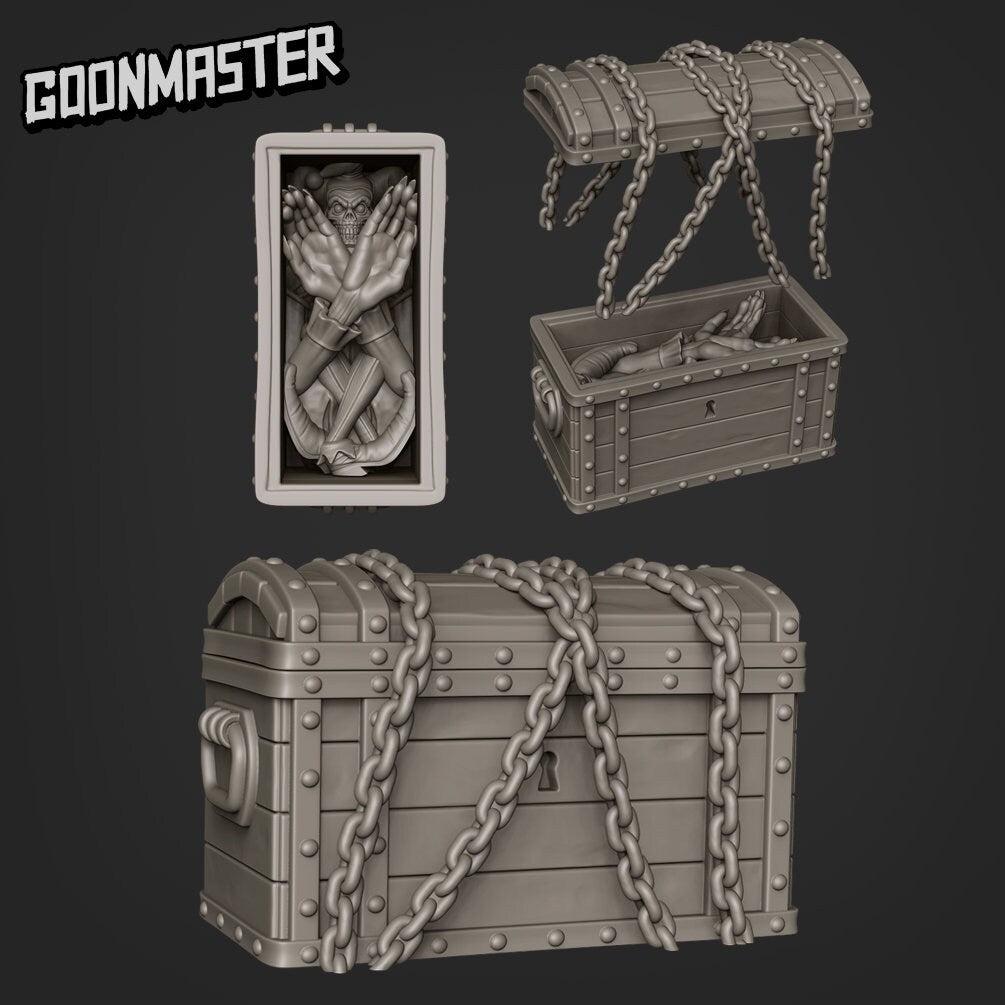 Chester The Jester  - Goonmaster | Miniature | Spooky Town | Wargaming | Roleplaying Games | 32mm | Zombie | Ghoul | Giant