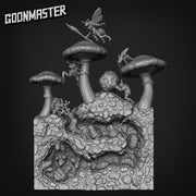 Insect Diorama  - Goonmaster | Miniature | Humble Bee | Wargaming | Roleplaying Games | 32mm | Bug Folk | | Mantis | Fly | Hive