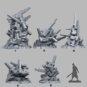 Natural Trap Stones Scatter Terrain - Fantastic Plants and Rocks