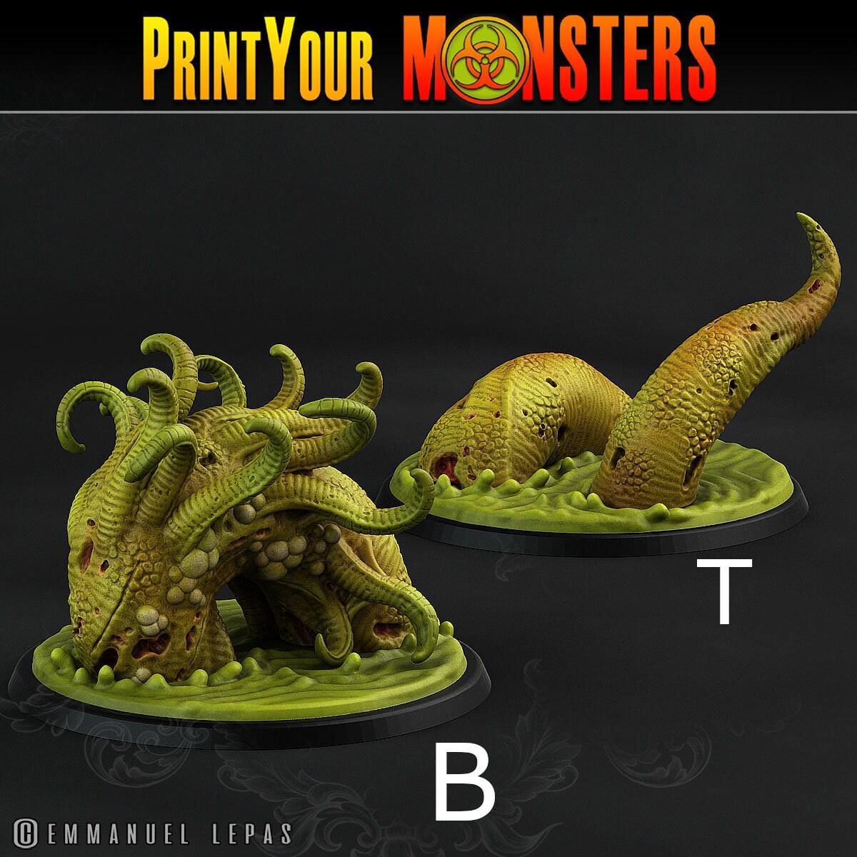 Horrific Plague Worm - Print Your Monsters