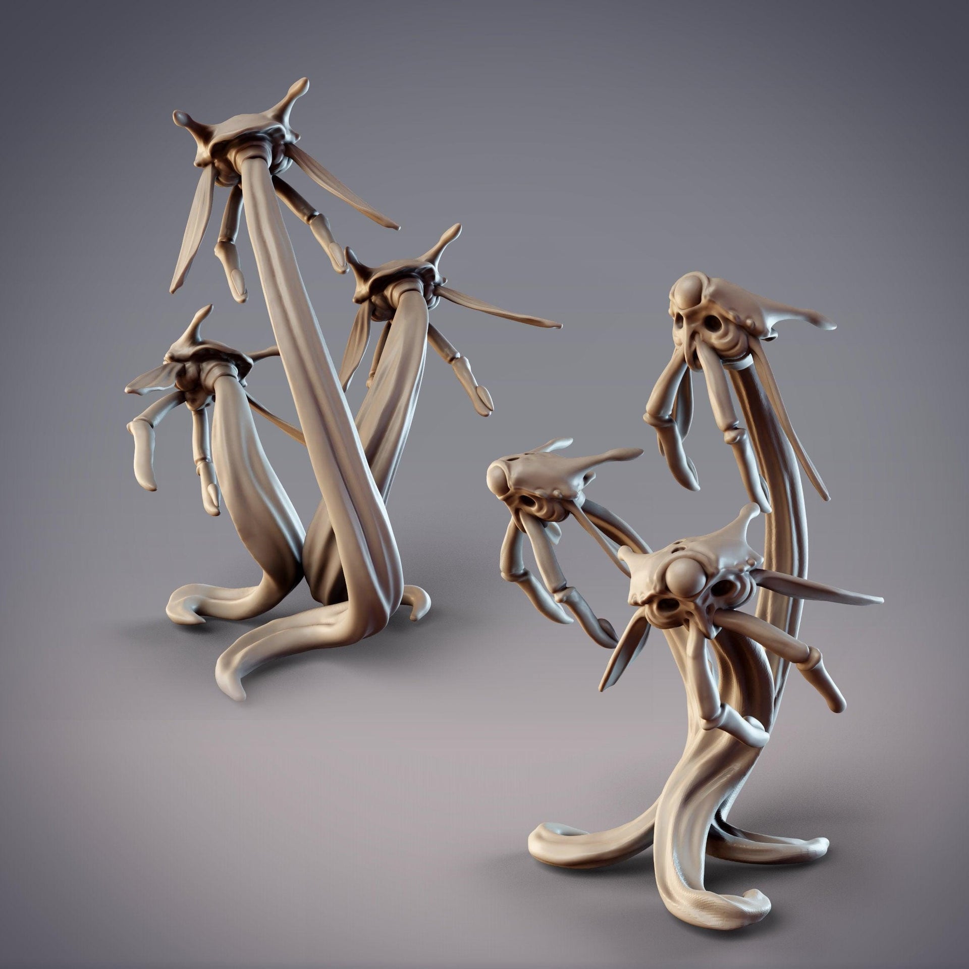 Lemurian Servitors , Alien Fish - CobraMode | 28mm and 32mm | Wargaming | DnD | Tabletop Roleplaying