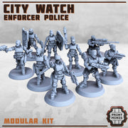 City Watch, Enforcer Police - Print Minis