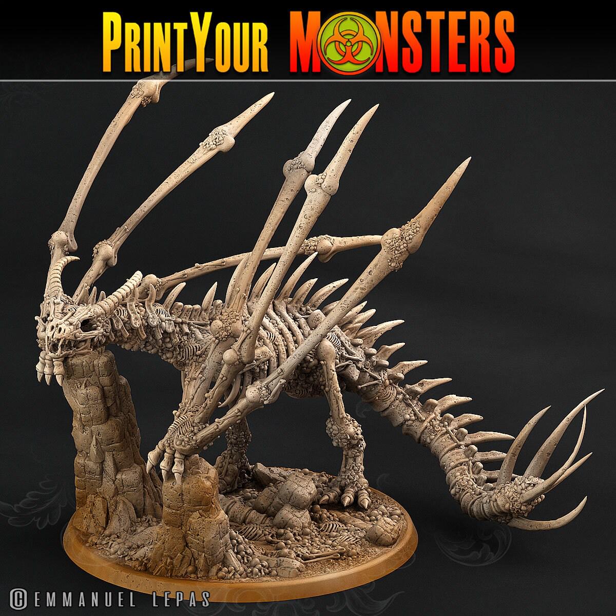 Bone Dragon- Print Your Monsters