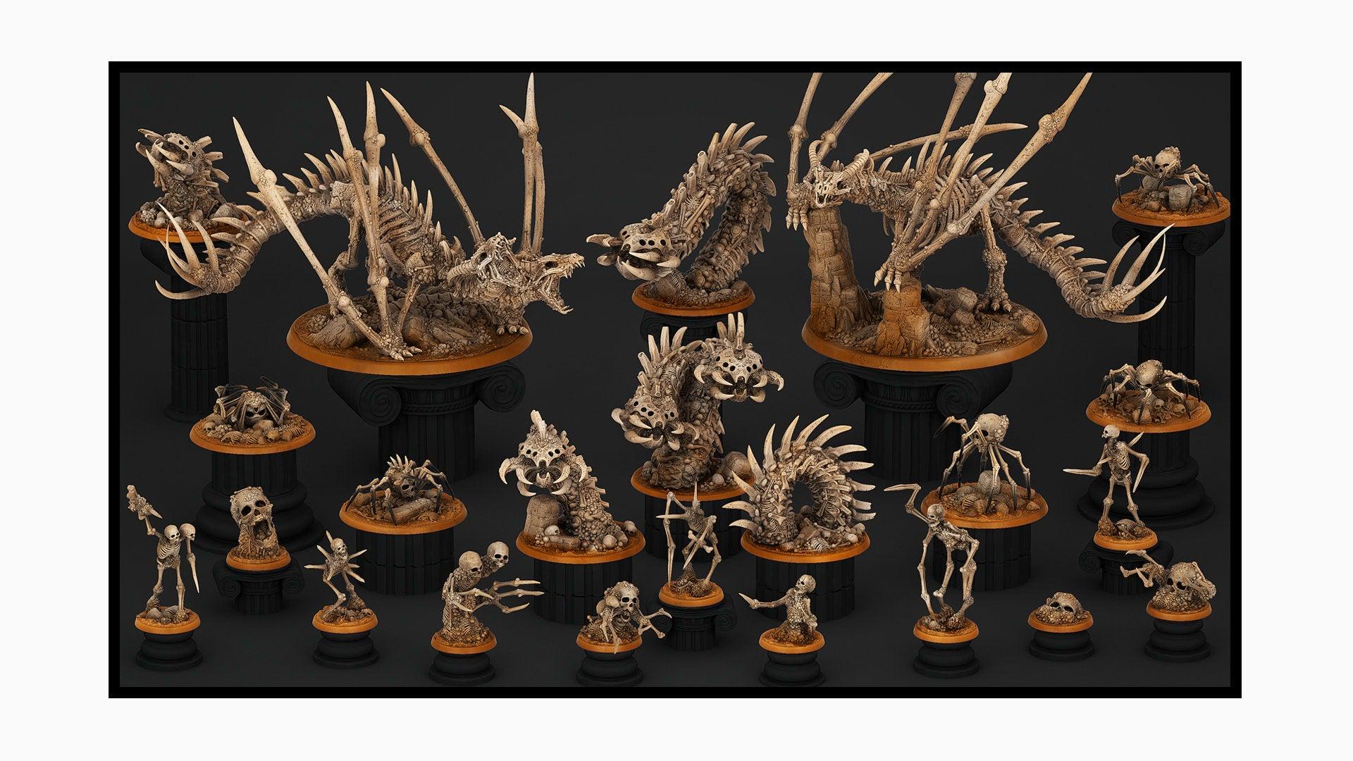 Bone Dragon- Print Your Monsters