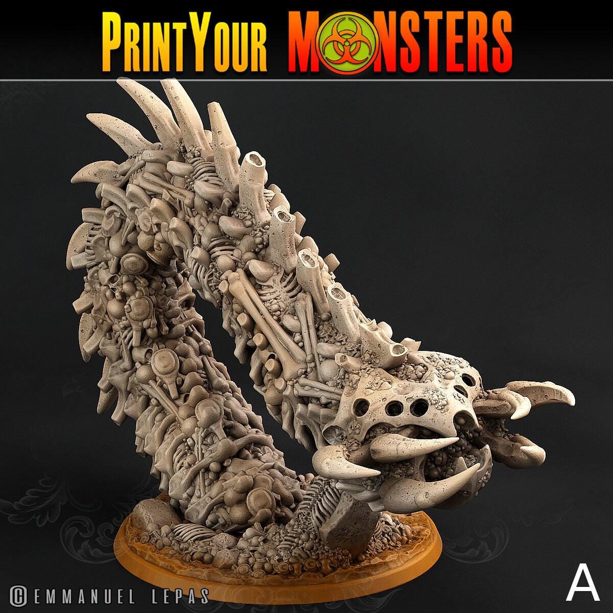 Bone Worms - Print Your Monsters