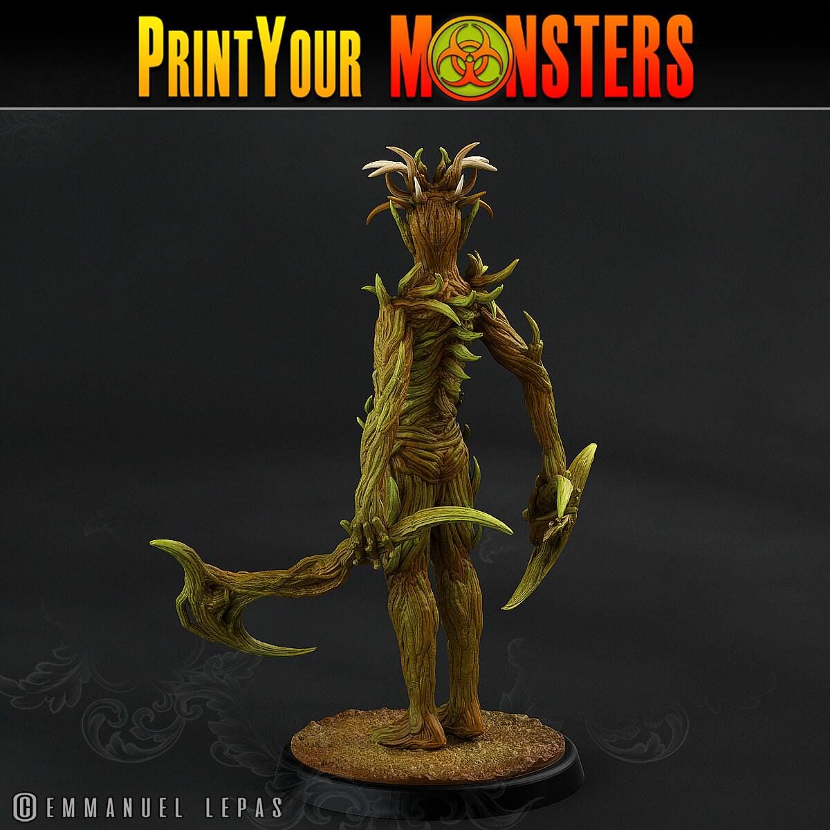 Dark Tree Men, Dryad Demons - Print Your Monsters