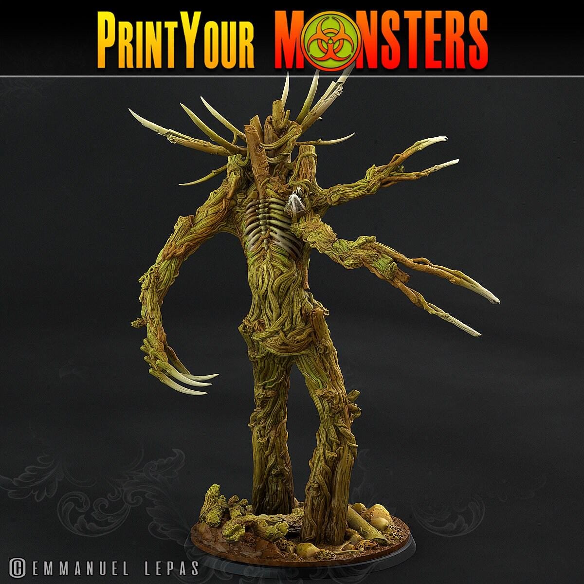 Dark Tree Men, Dryad Demons - Print Your Monsters