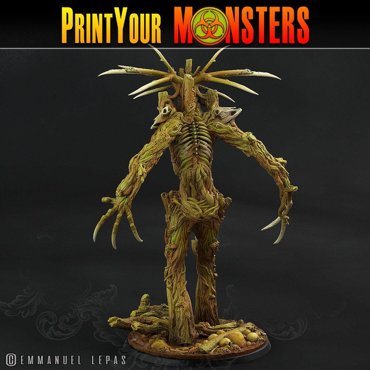 Dark Tree Men, Dryad Demons - Print Your Monsters