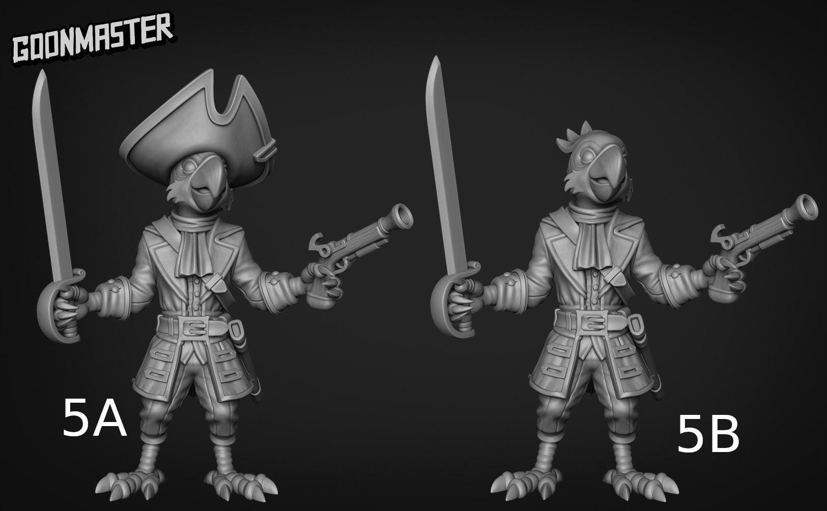 Male Parrot Pirate - Goonmaster