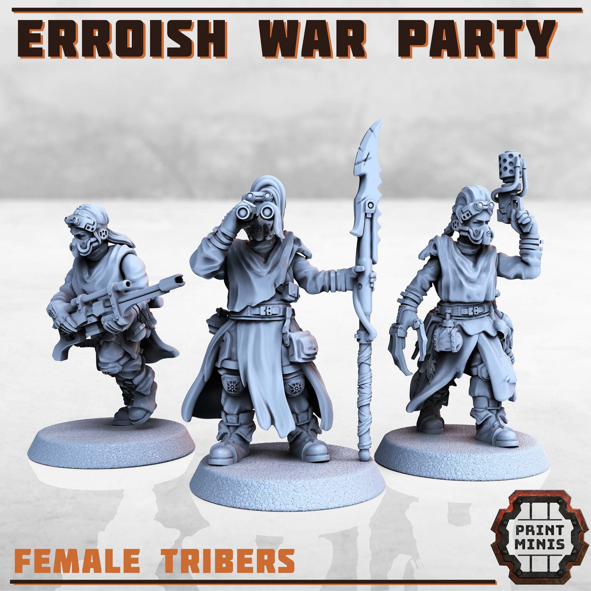 Erroish War Party - Print Minis