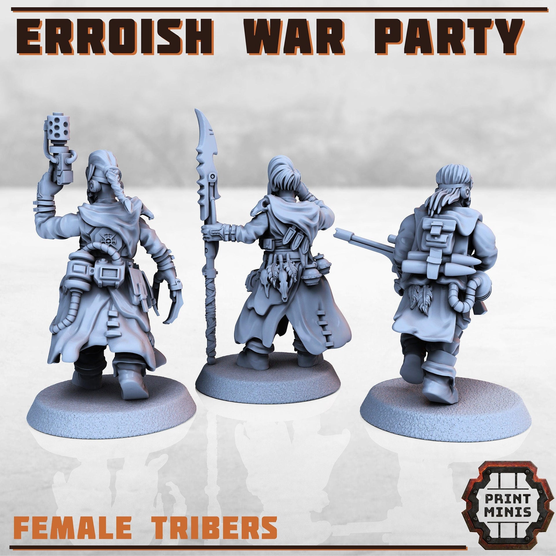 Erroish War Party - Print Minis