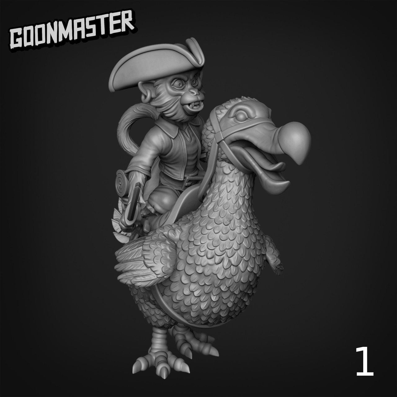 Dodo Mounted Pirate Monkey - Goonmaster