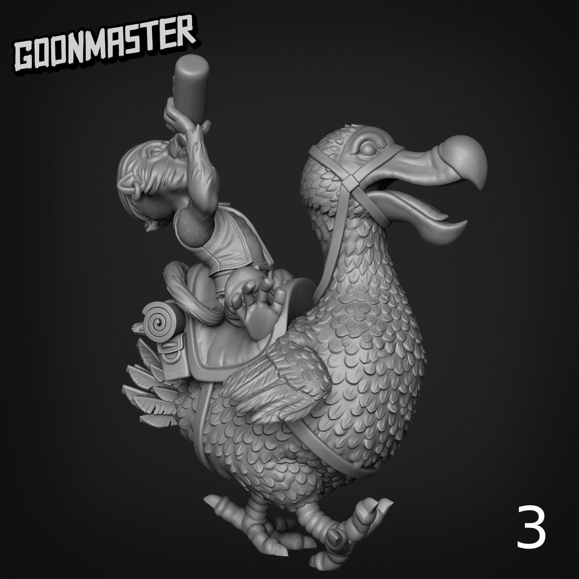 Dodo Mounted Pirate Monkey - Goonmaster
