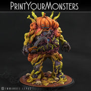 Smilling Killer Giant Pumpkin - Print Your Monsters