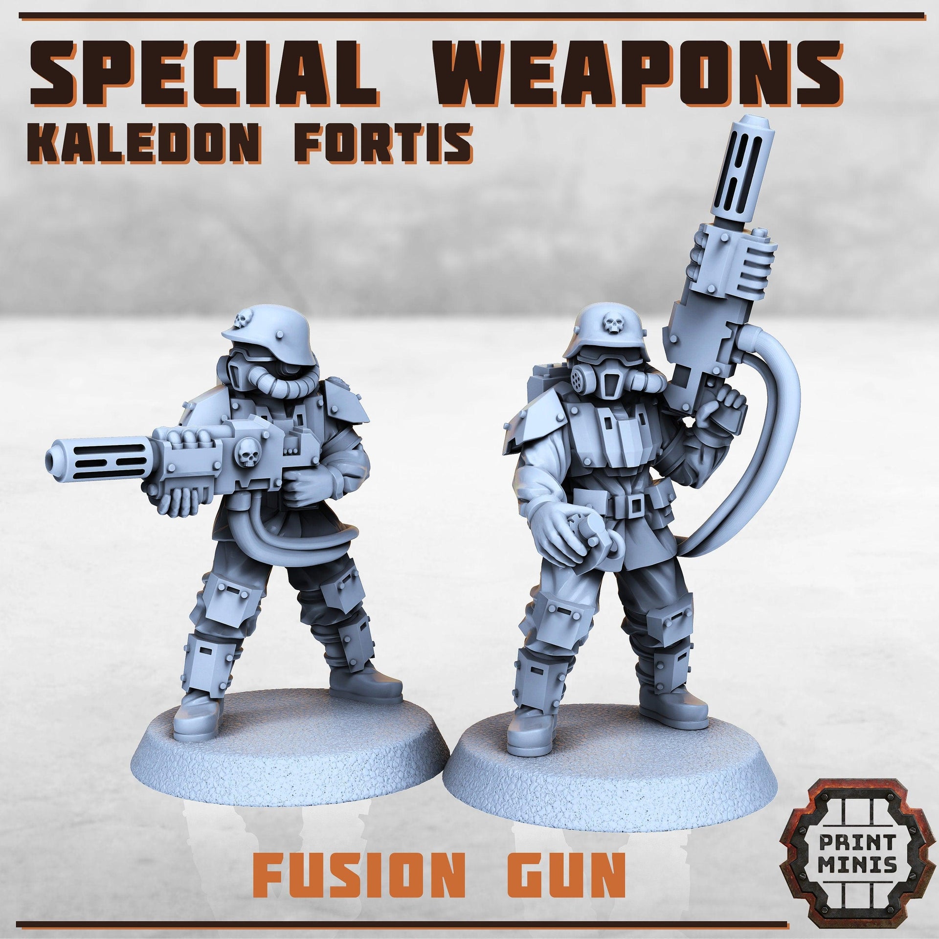 Kaledon Fortis Special Weapons  - Print Minis
