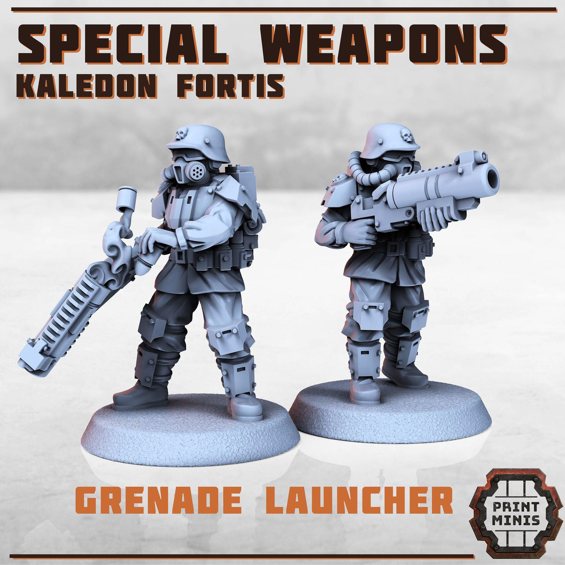 Kaledon Fortis Special Weapons  - Print Minis