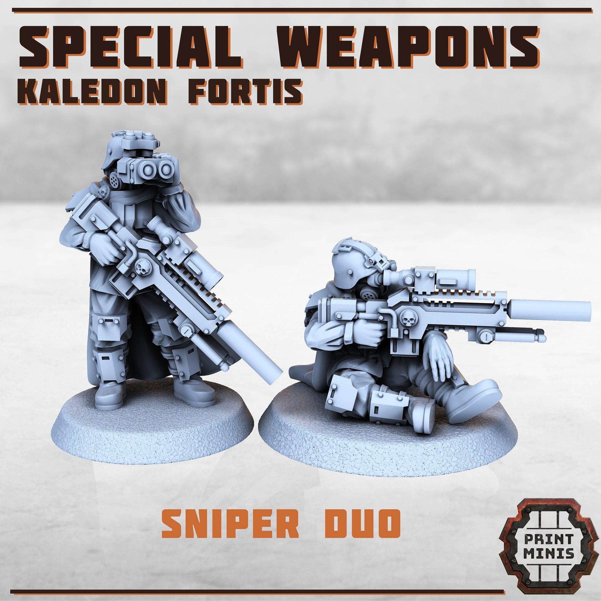 Kaledon Fortis Special Weapons  - Print Minis